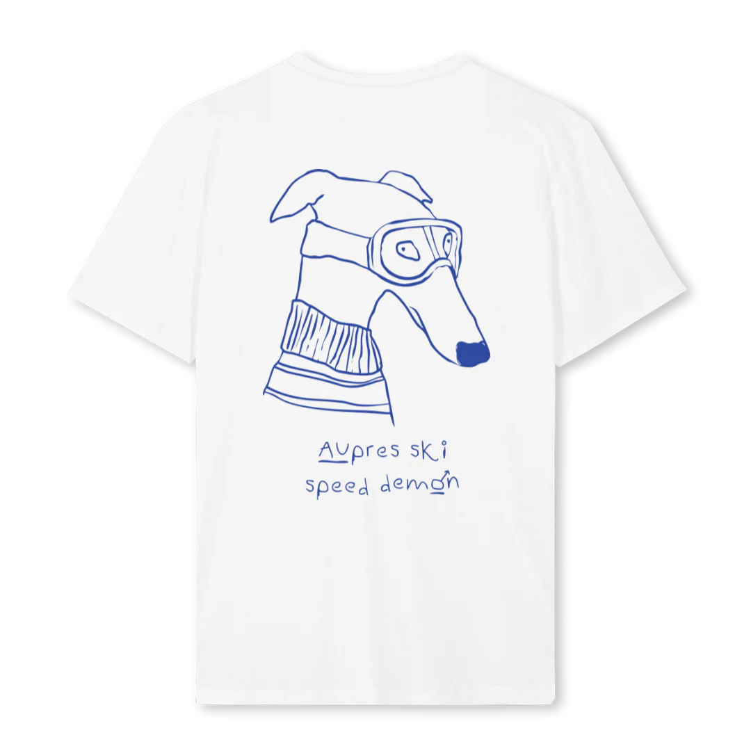 SPEEDDEMONFRONTNBACK White Regular Tee. - Image 2