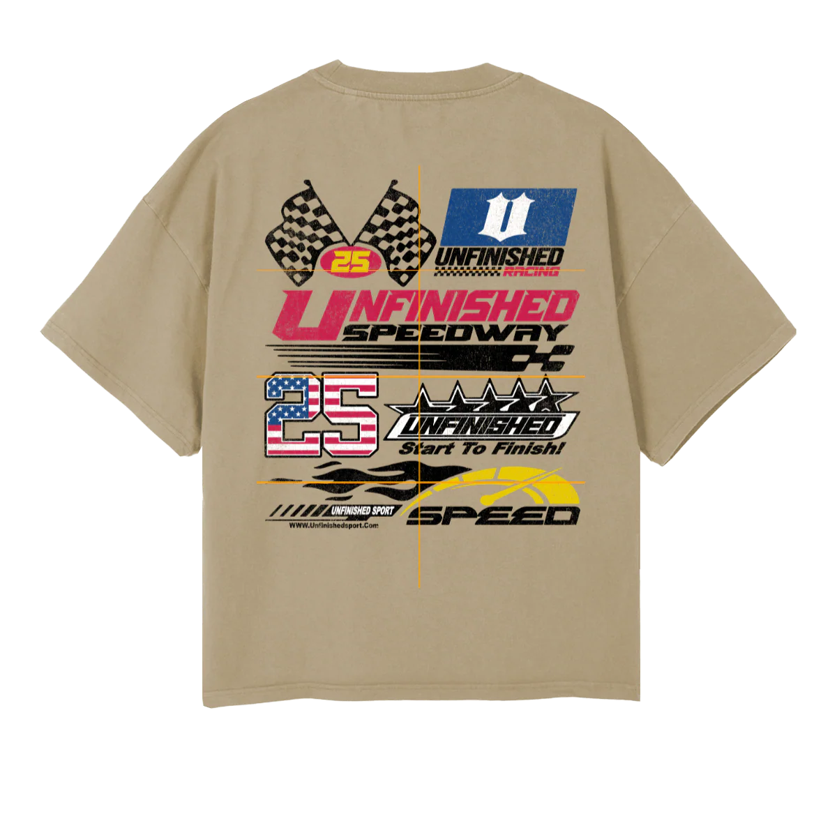 SPEEDWAY DUNE Vintage Dune Oversized Boxy Tee. - Image 2
