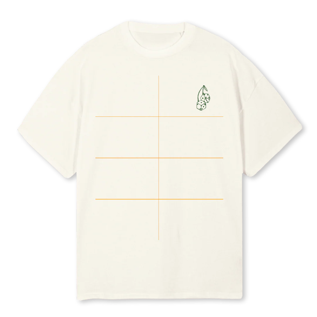 SPICE Cream Oversized Tee.