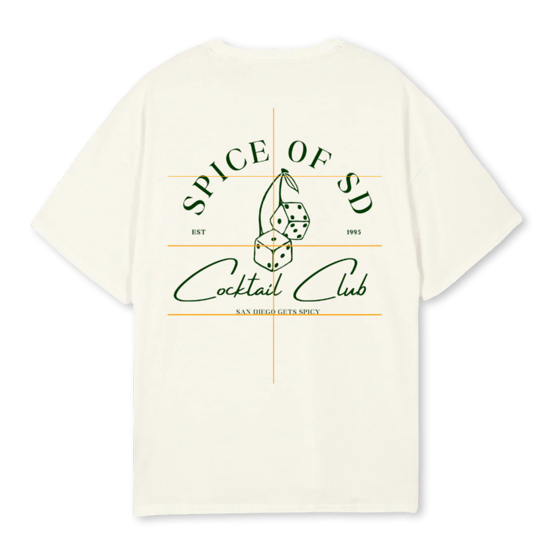 SPICE Cream Oversized Tee. - Image 2
