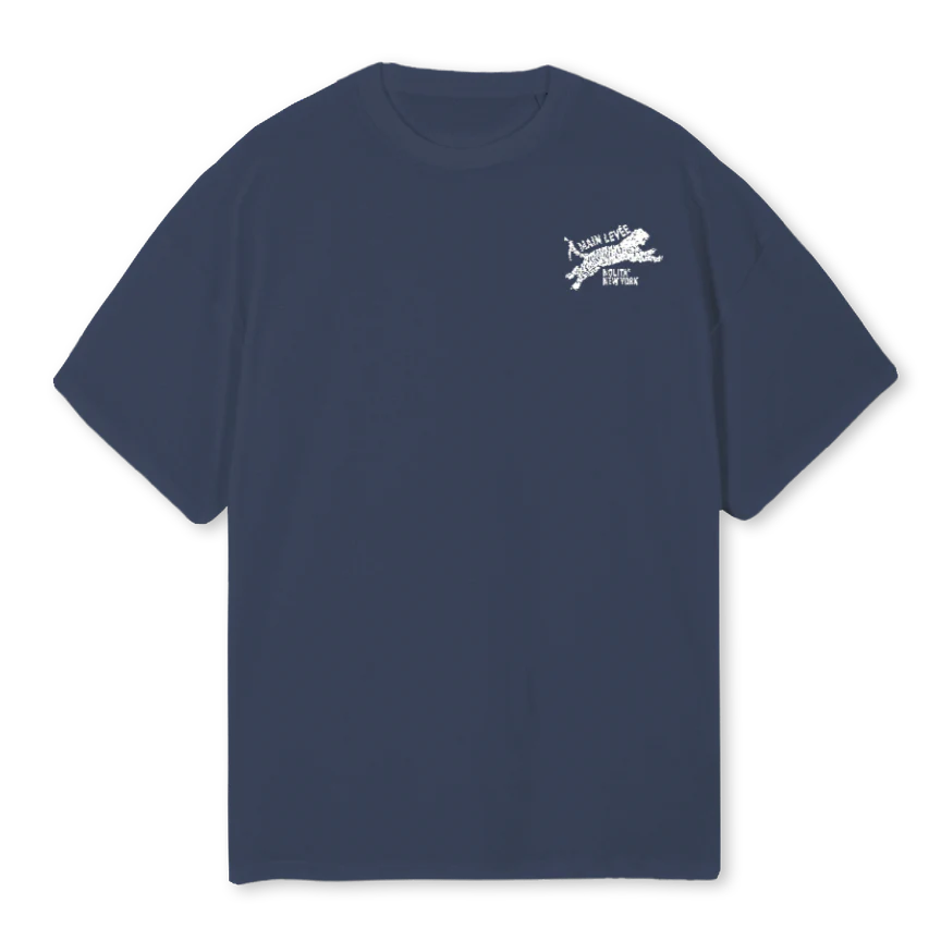 NOLITATIGER_N Navy Blue Oversized Tee