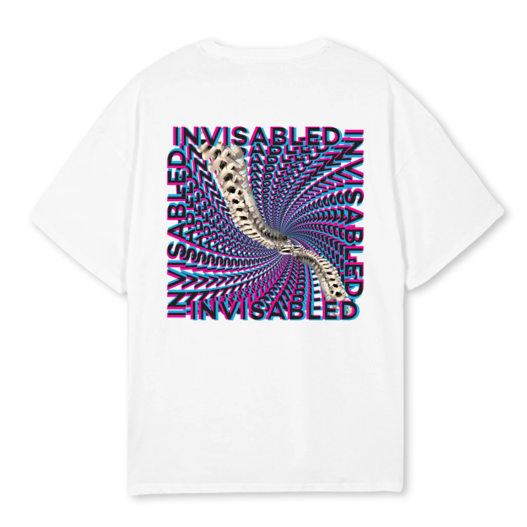 SPINE White Oversized Tee. - Image 2