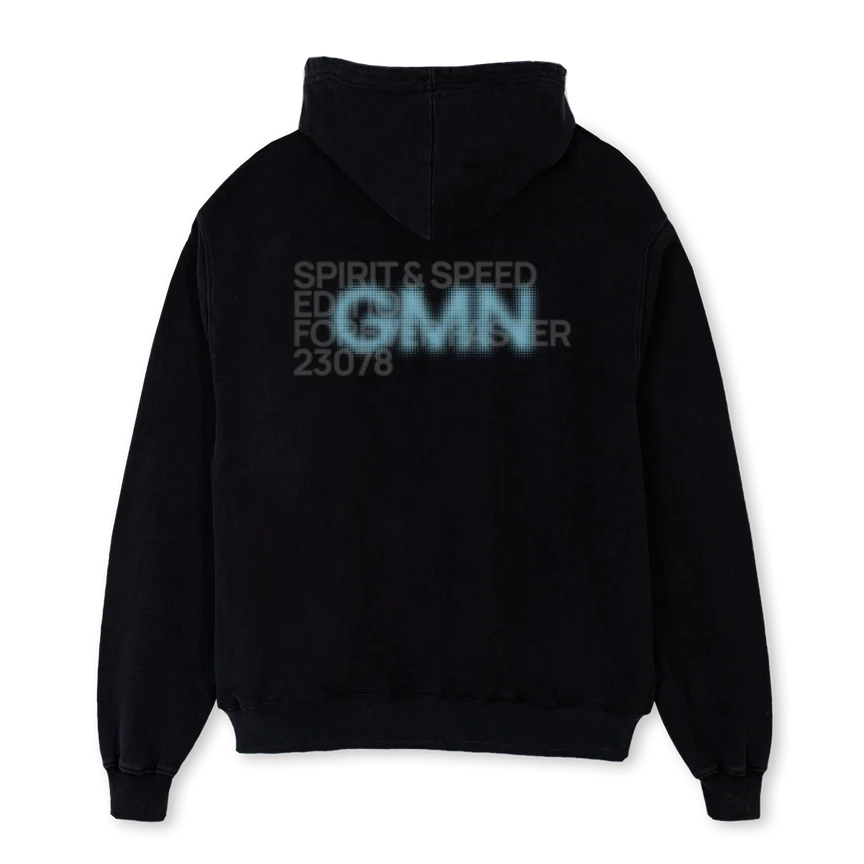 SPIRITHOOD Black Oversized Hoodie. - Image 2
