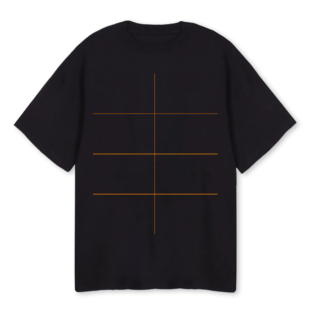 SPOILFILM Black Oversized Tee.