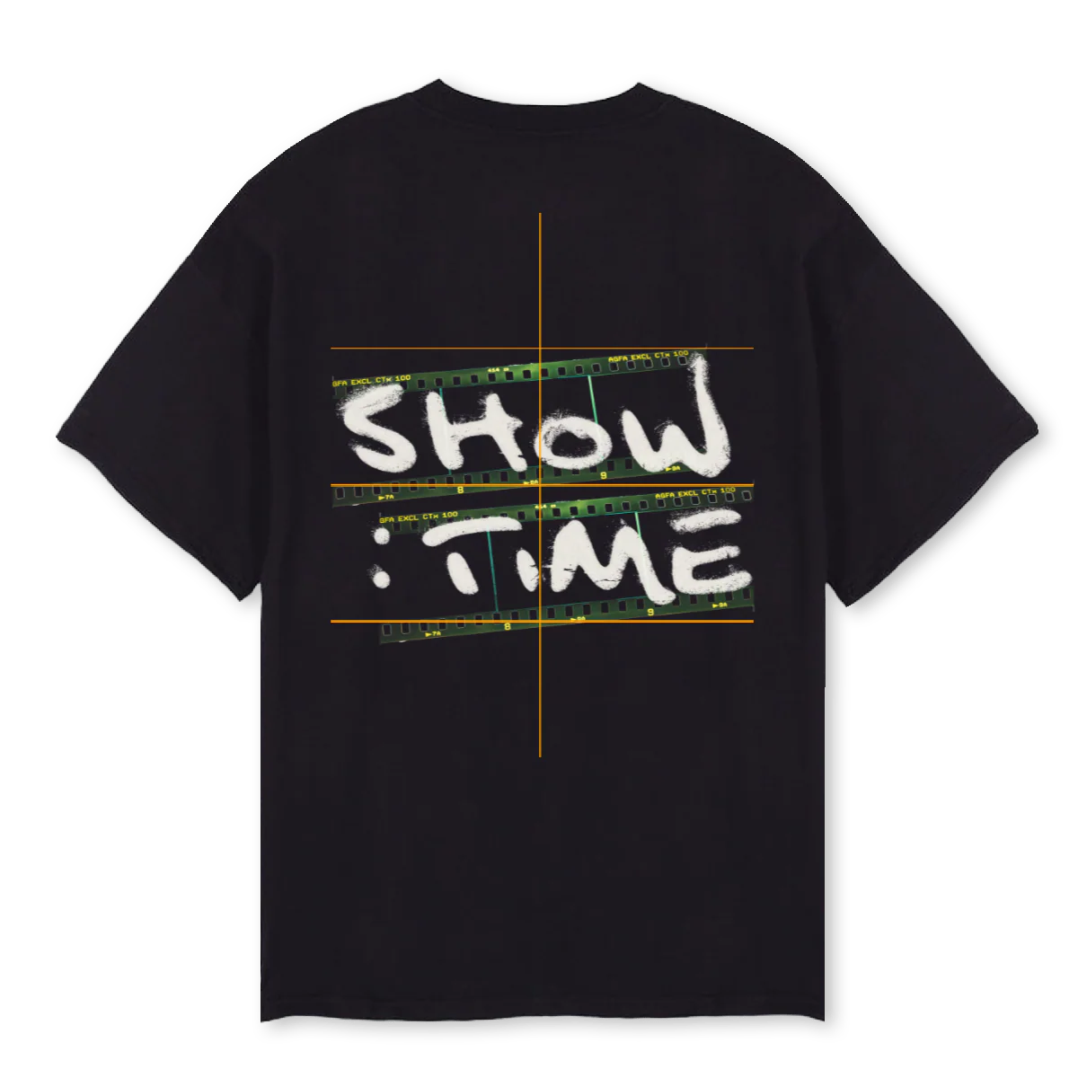 SPOILFILM Black Oversized Tee. - Image 2