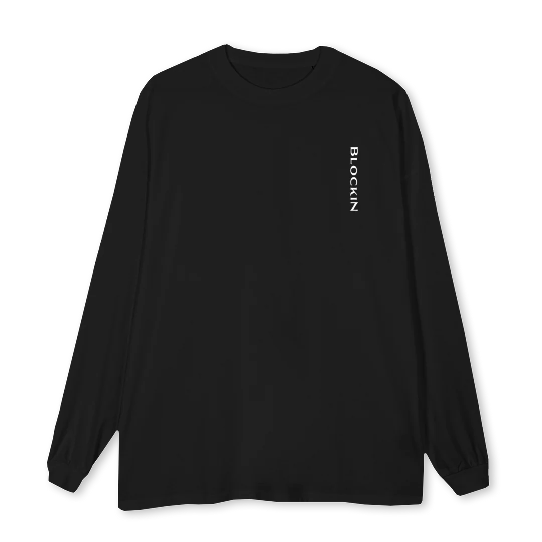 SS SHIRTBLACK Black Oversized LS Tee.
