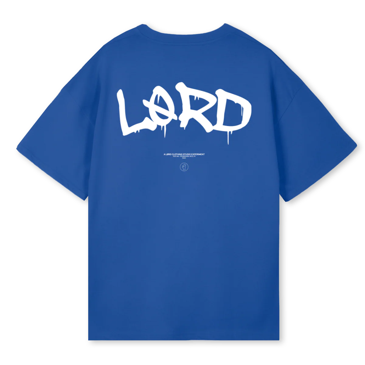 SS TAG PROMENADE Cobalt Blue Oversized Tee. - Image 2