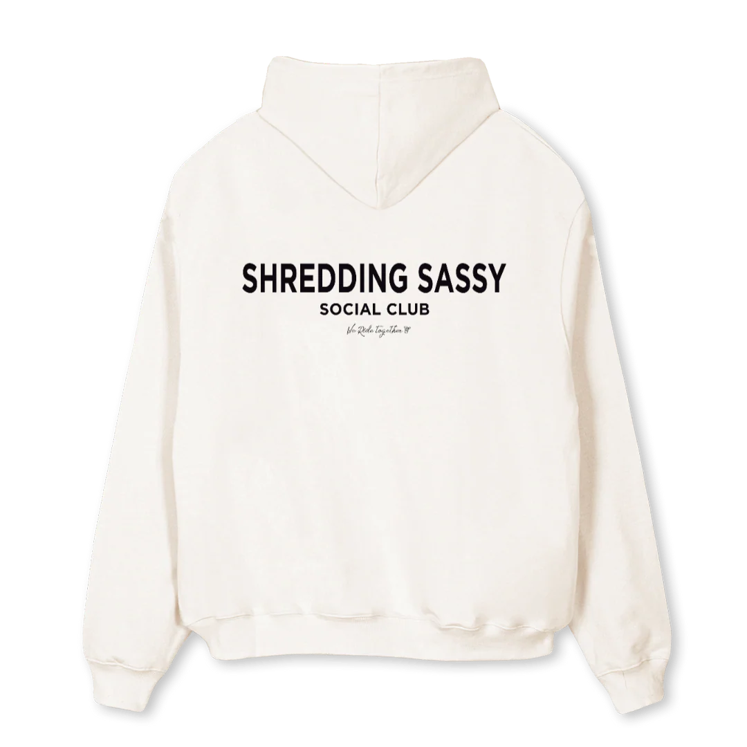 SSSCESSENTIALSVWHOOD Vintage White Oversized Hoodie. - Image 2