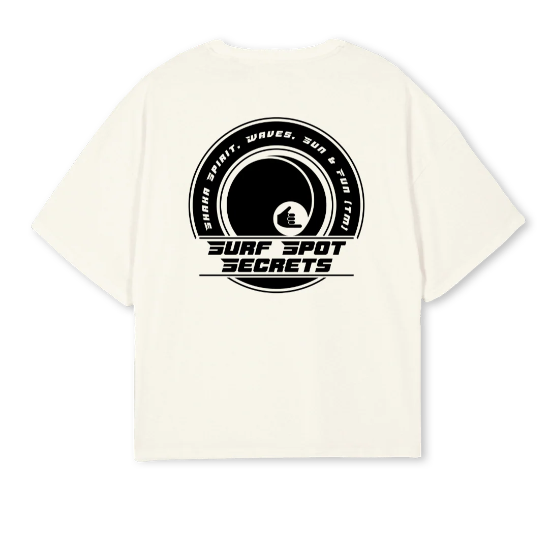 SSSTWO Cream Oversized Boxy Tee. - Image 2