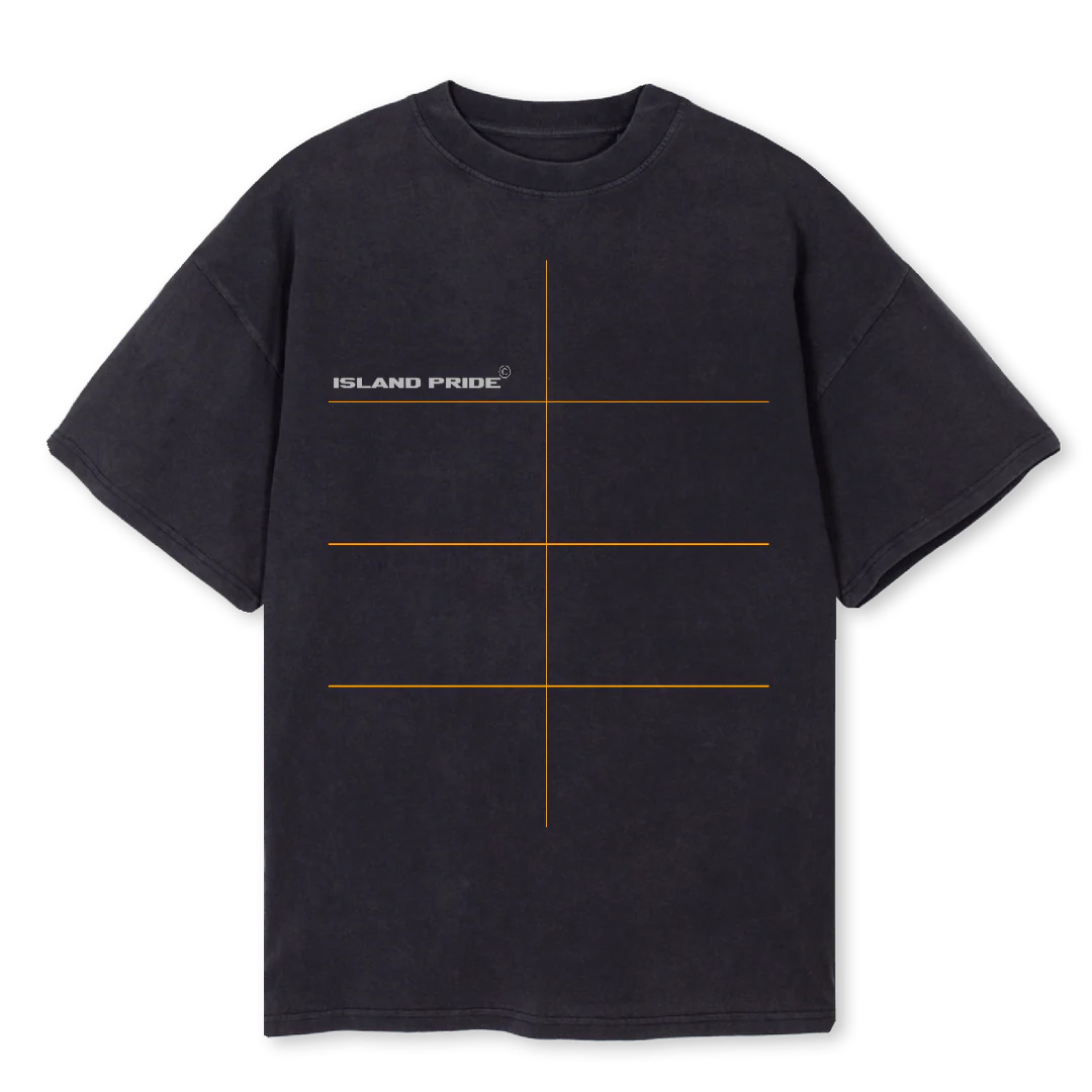 SSTWO Vintage Black Oversized Tee.