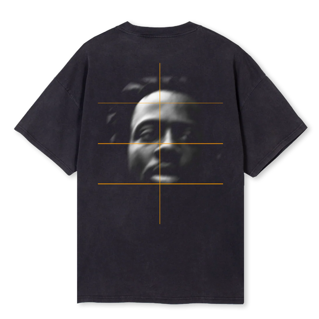 SSTWO Vintage Black Oversized Tee. - Image 2