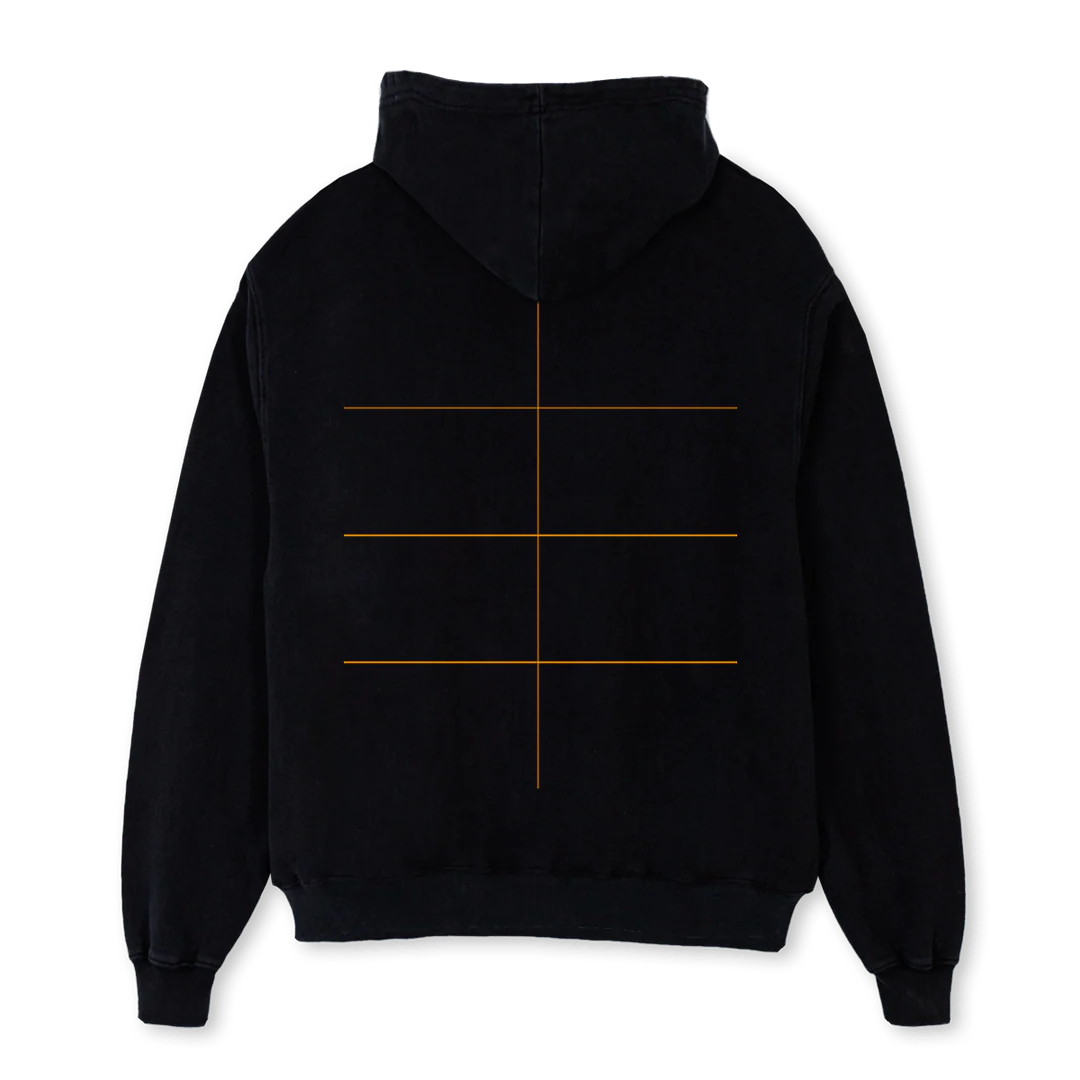 SSUNHA Black Oversized Hoodie. - Image 2