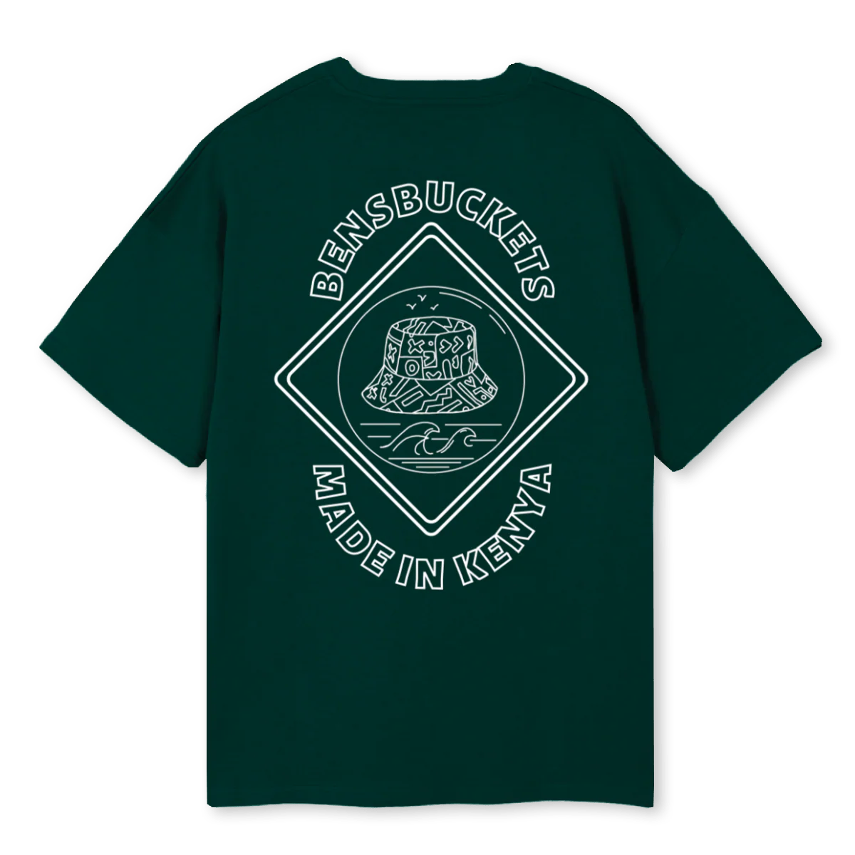 STAFF TSHIRTS Wild Green Oversized Tee. - Image 2