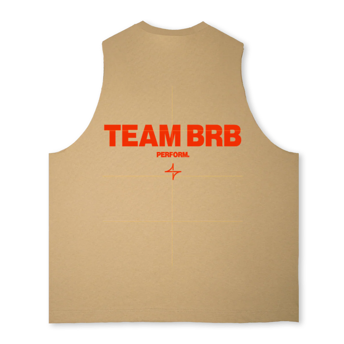 STAFFBRBTANKGOLD Light Gold Oversized Vest. - Image 2