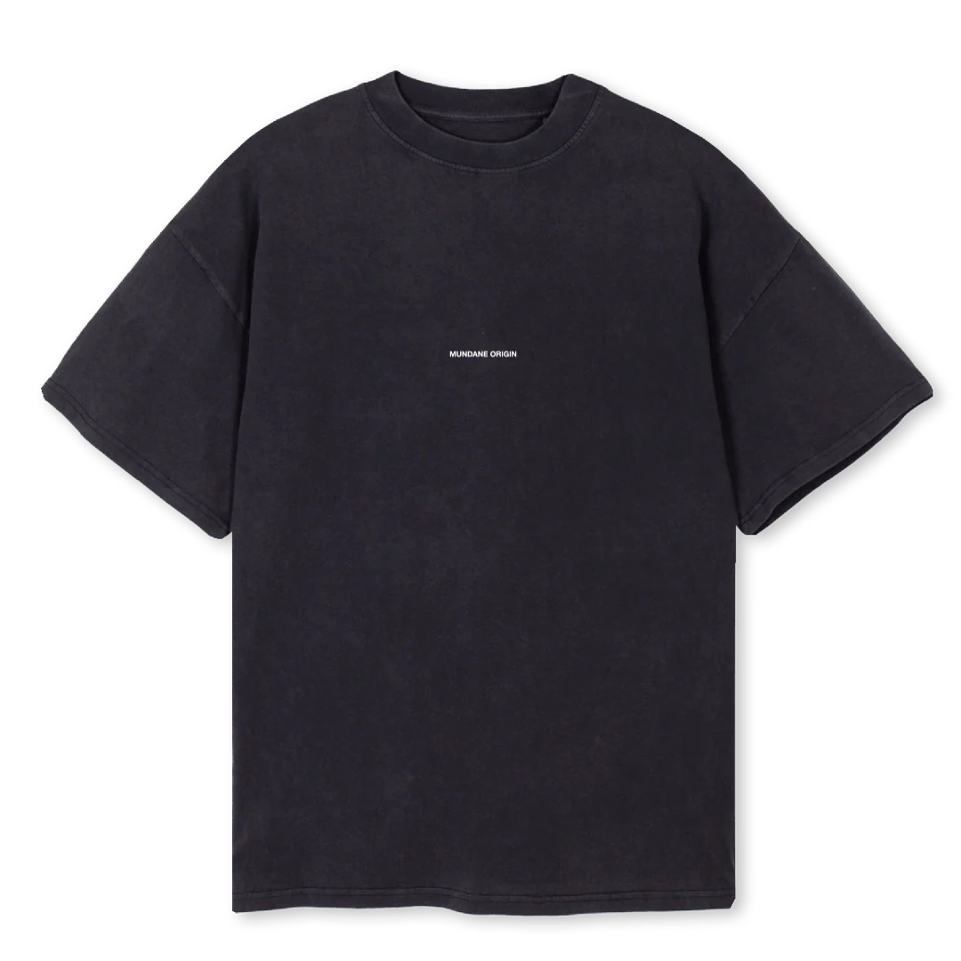 STAIRS Vintage Black Oversized Tee.