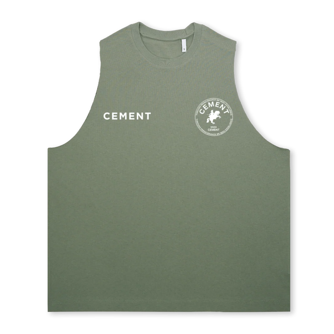 STAMP Green Desert Oversized Vest.