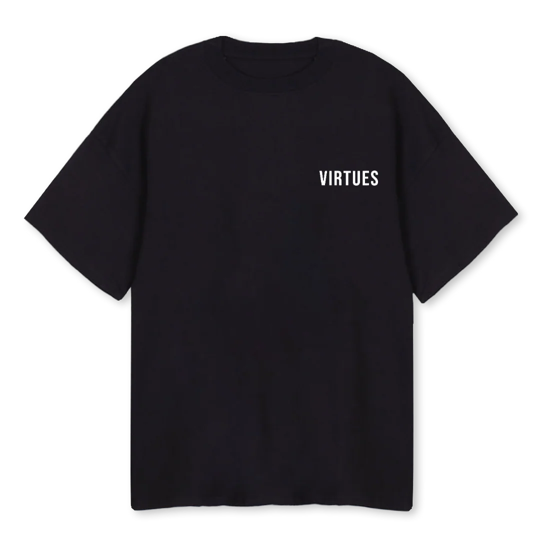 STAPLE Black Oversized Tee.