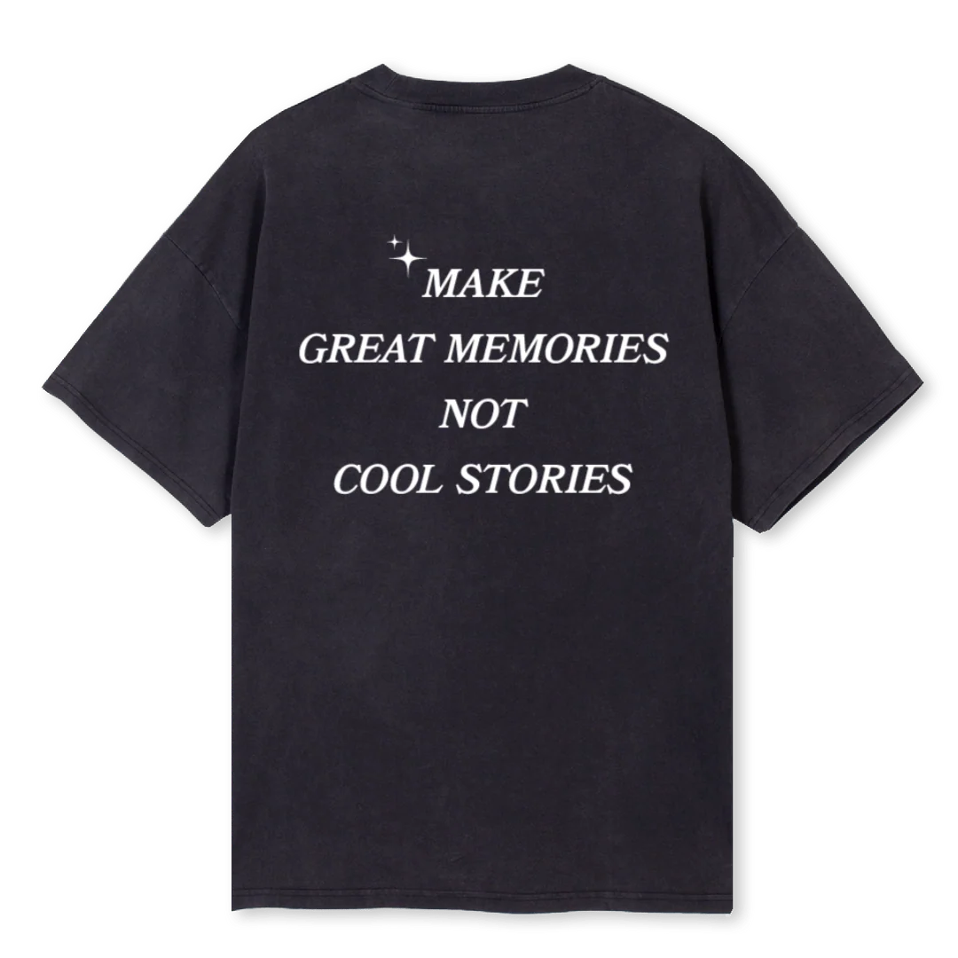 STAR TEE Vintage Black Oversized Tee. - Image 2