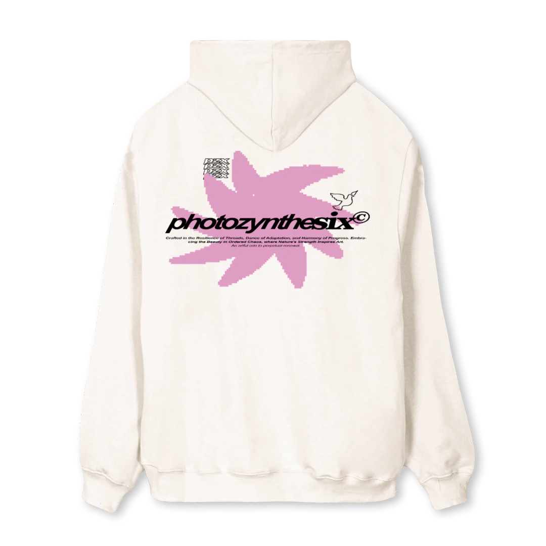 STAR Vintage White Regular Hoodie. - Image 2