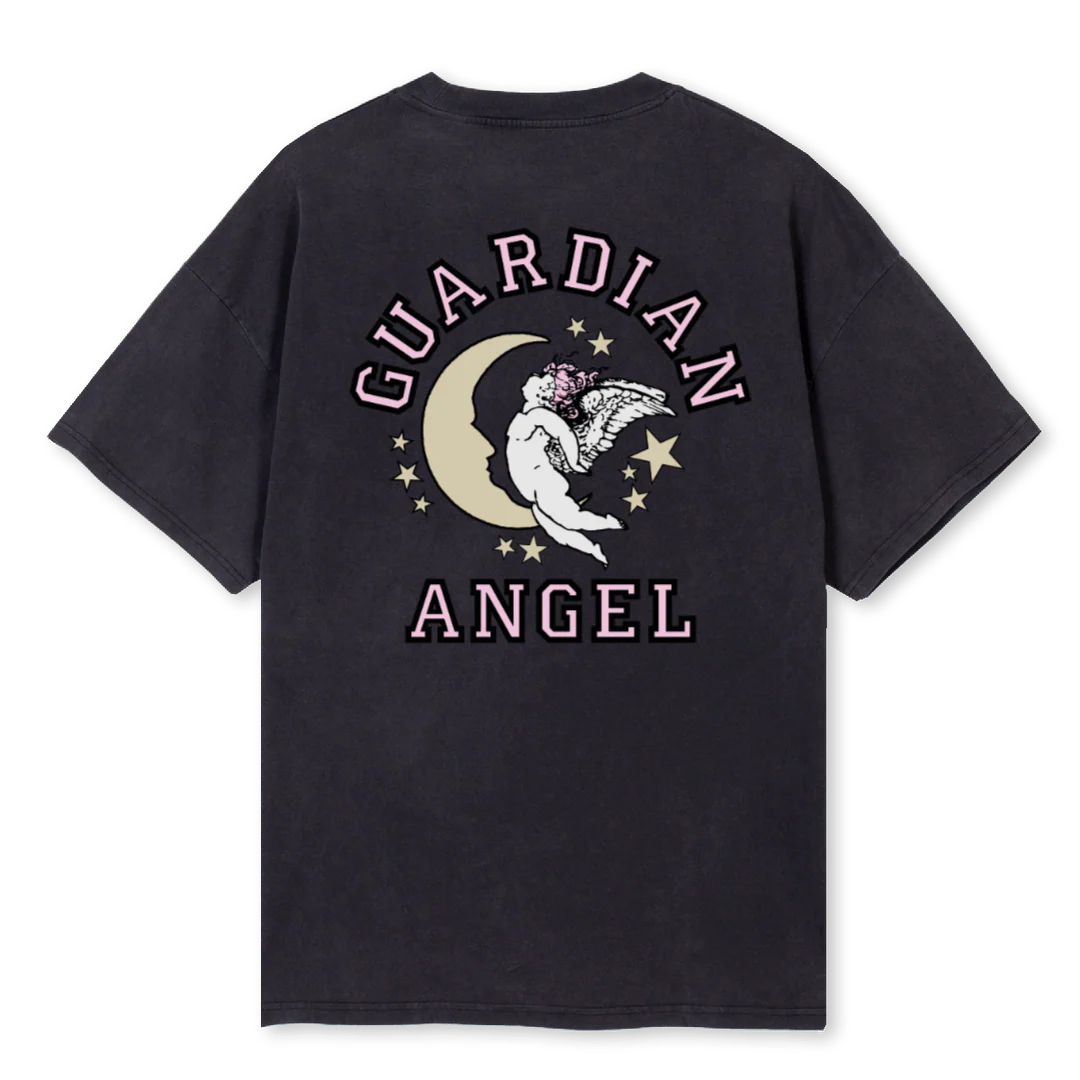STARLIGHT TEE Vintage Black Oversized Tee. - Image 2