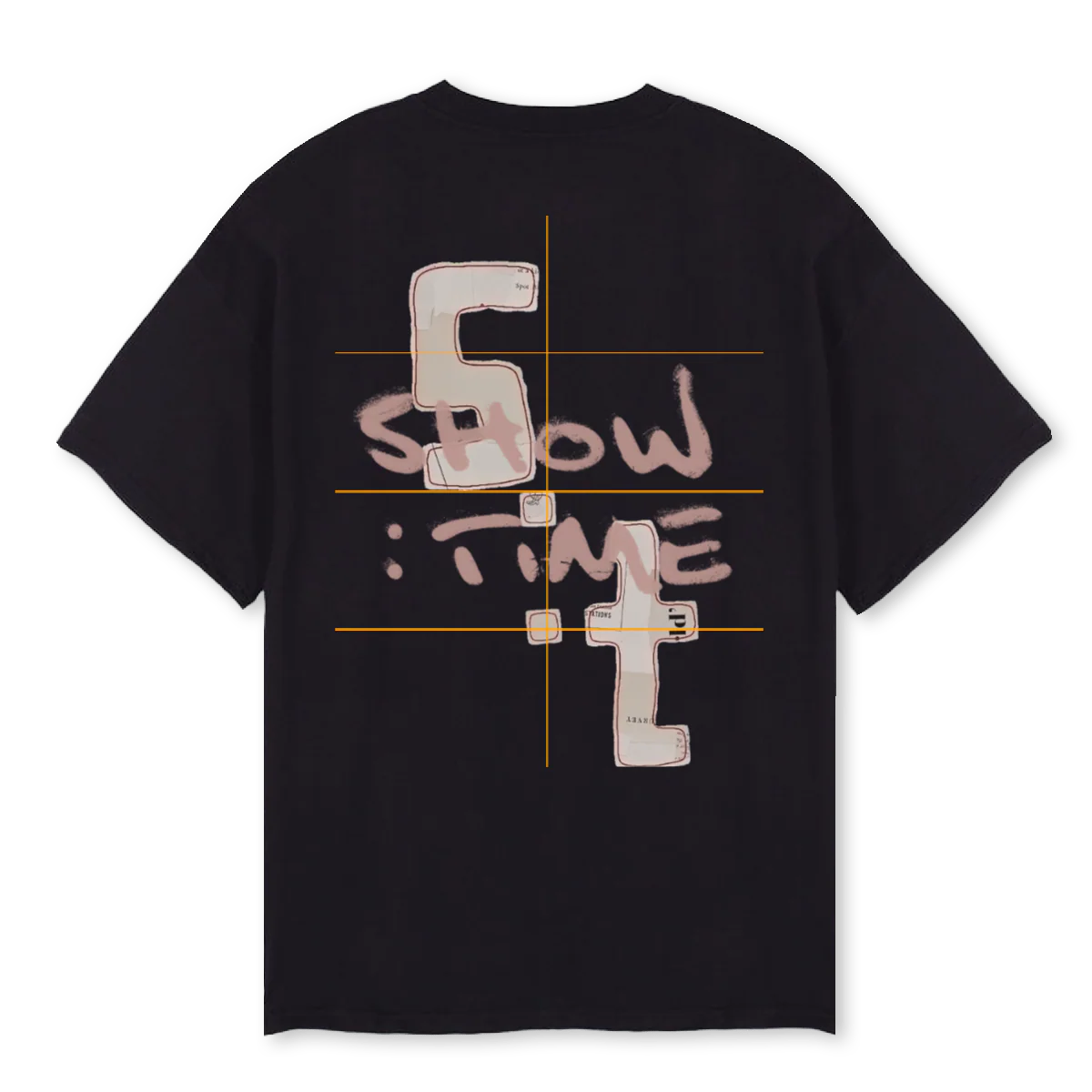 STBEIGE Black Oversized Tee. - Image 2