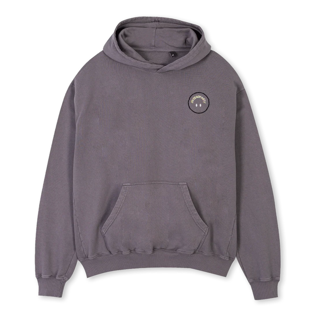 STEADGREY Pigment Grey Oversized Hoodie.