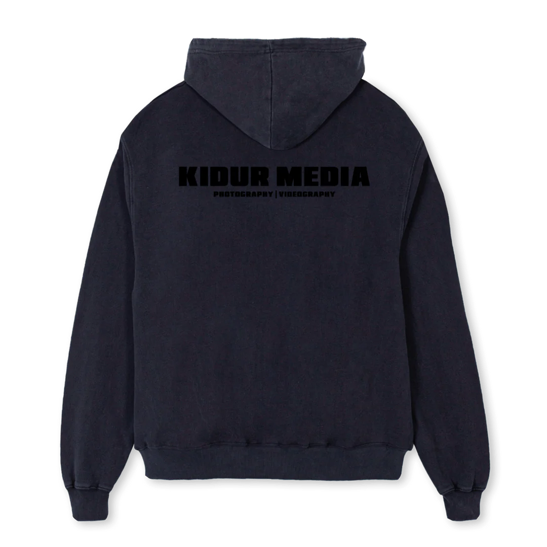 STEALTH Vintage Black Oversized Hoodie. - Image 2