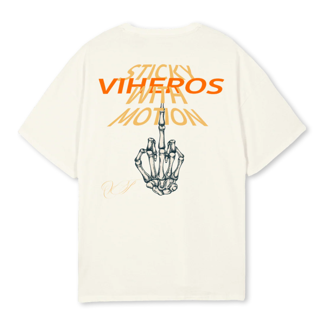 STICKY Cream Oversized Tee. - Image 2