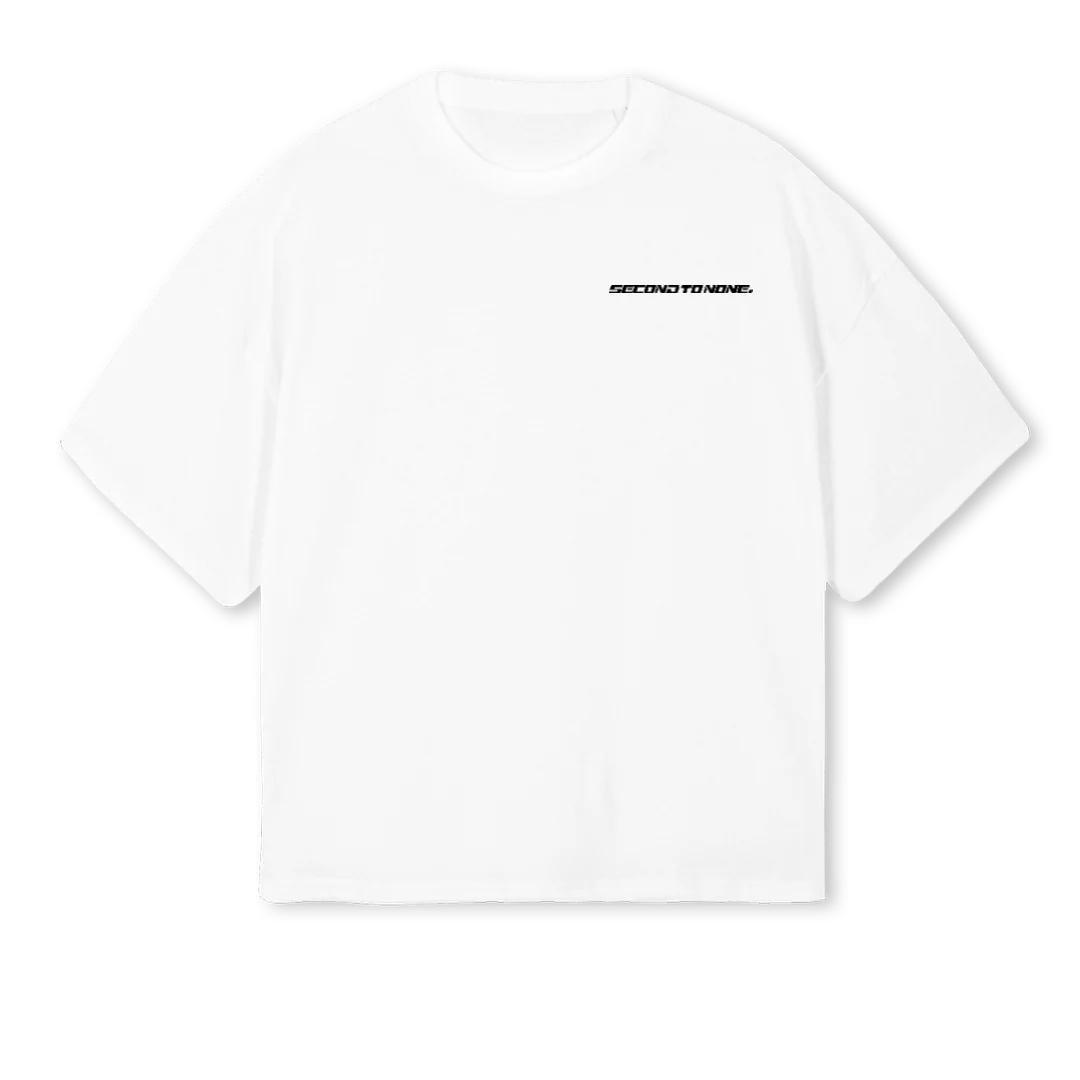 STNBOXTEEWHT White Oversized Boxy Tee.