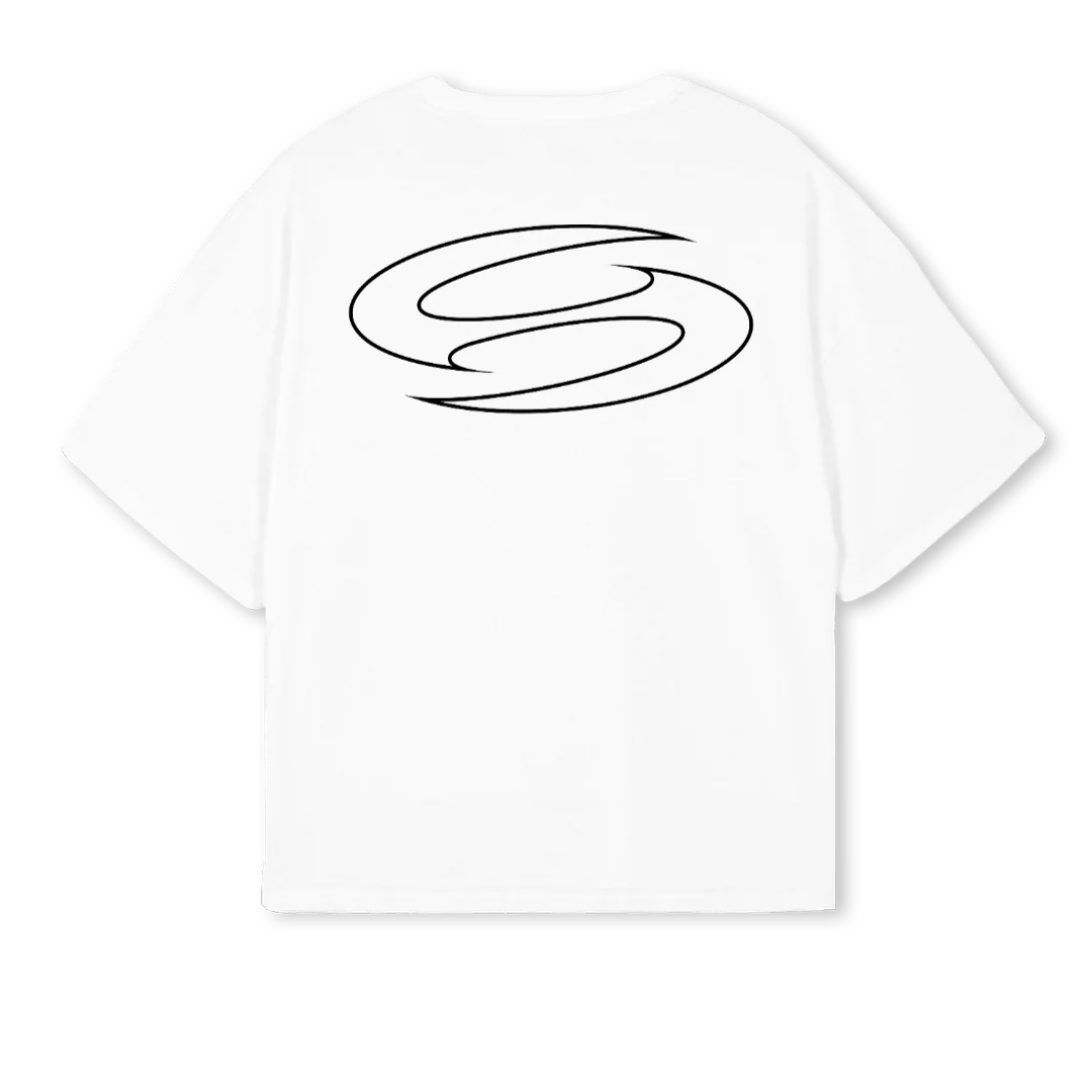 STNBOXTEEWHT White Oversized Boxy Tee. - Image 2