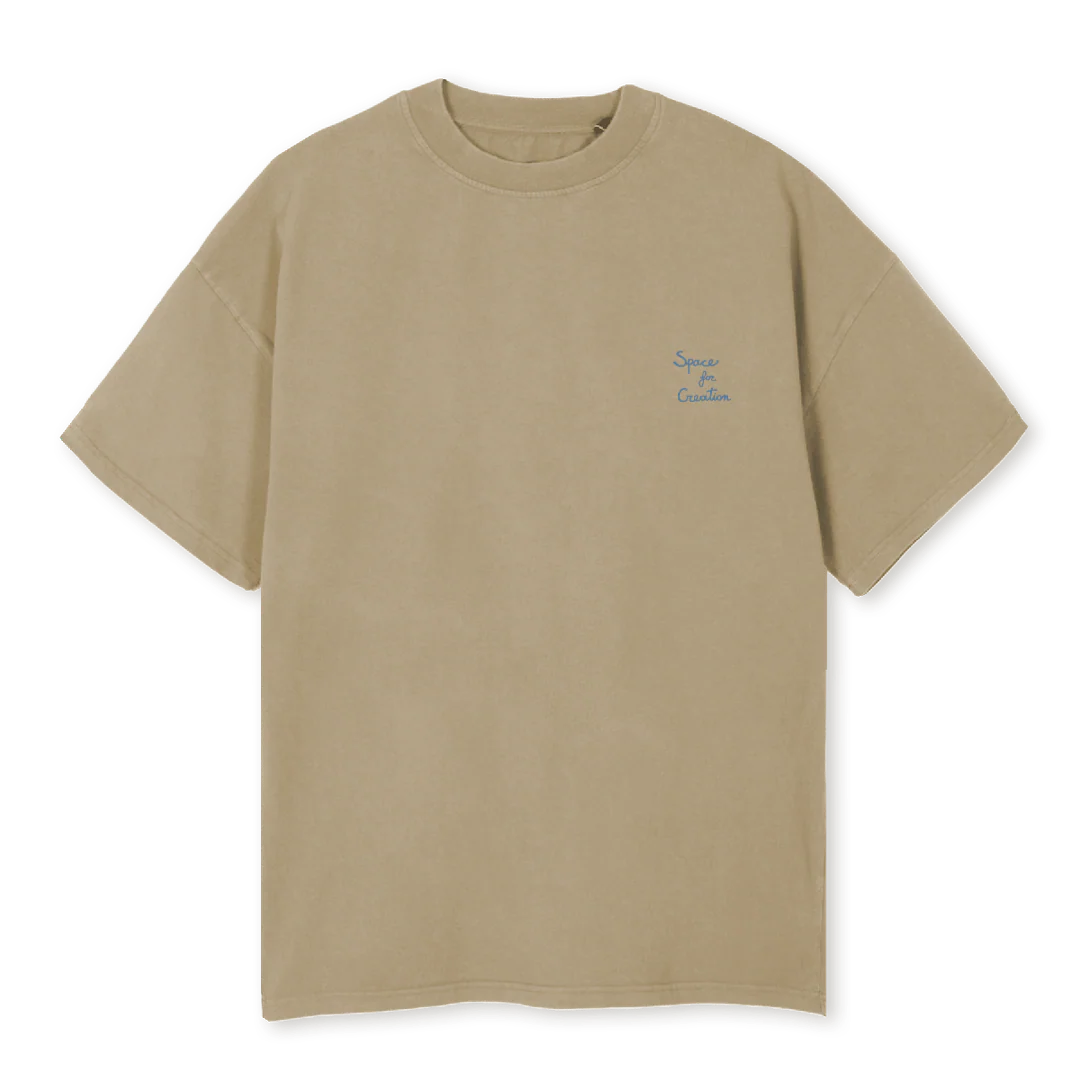 STONES Vintage Dune Oversized Tee.