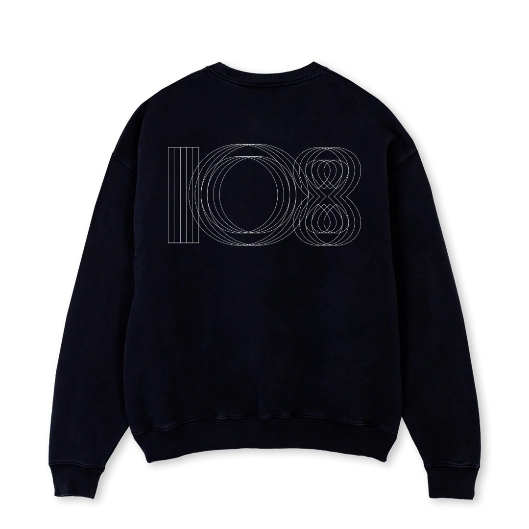 STOOSIEMBLK Black Oversized Crewneck Sweater. - Image 2