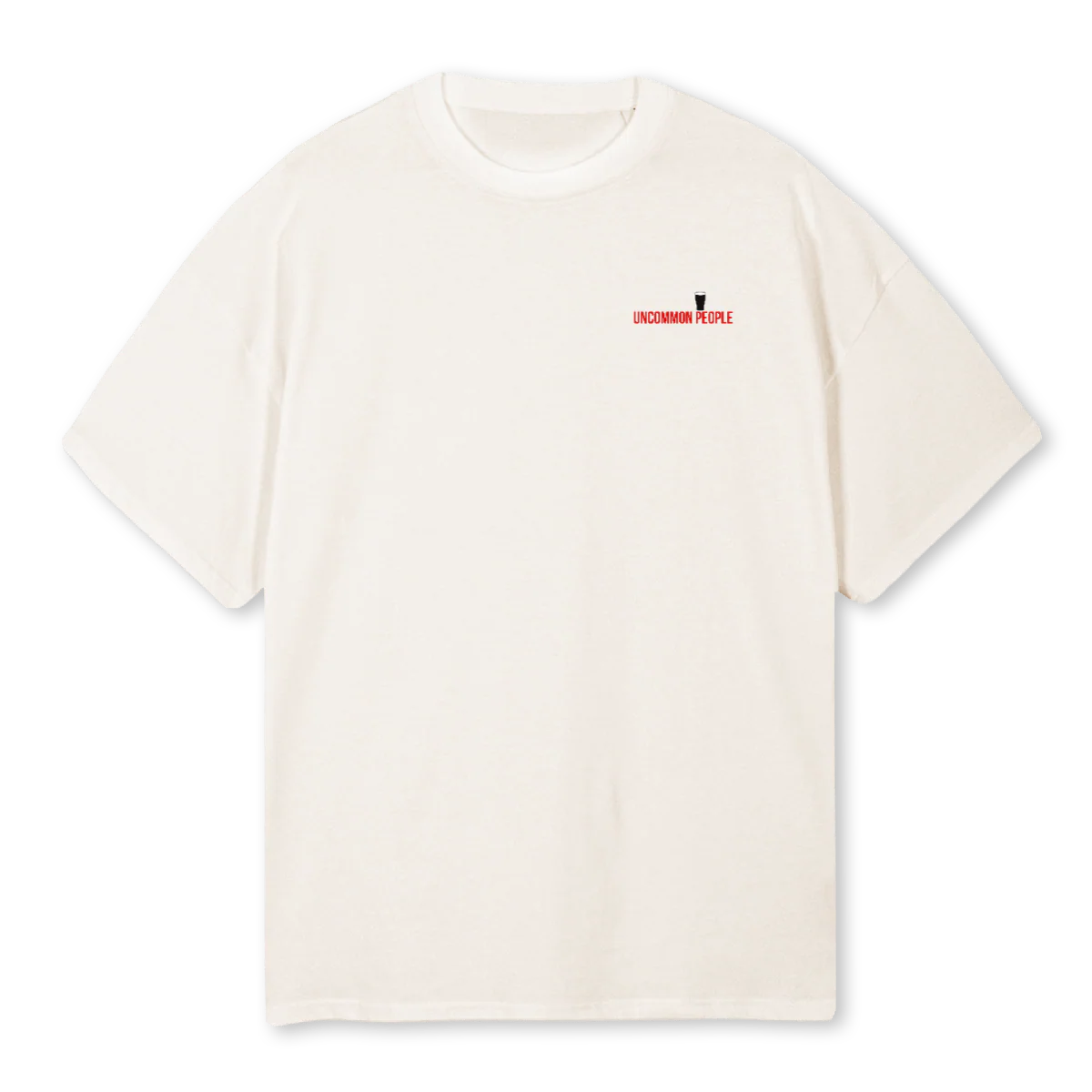 STOUT Vintage White Oversized Tee.