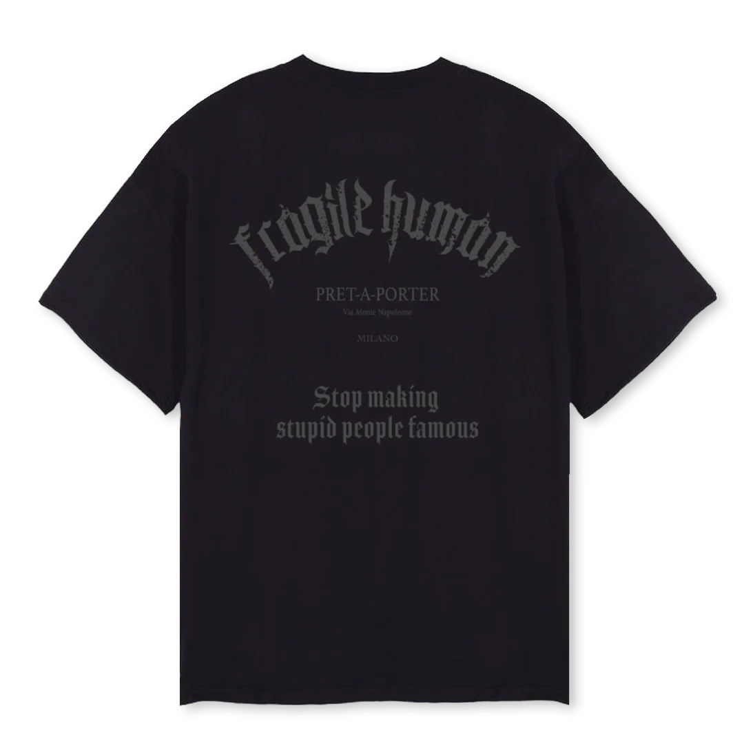 STPD TSH Black Oversized Tee. - Image 2