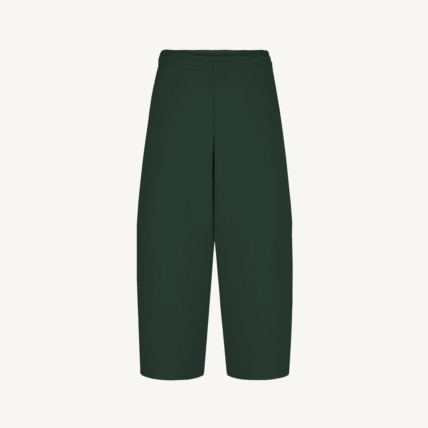 Straight-Leg Baggy Sweatpants Embroidered Sample.