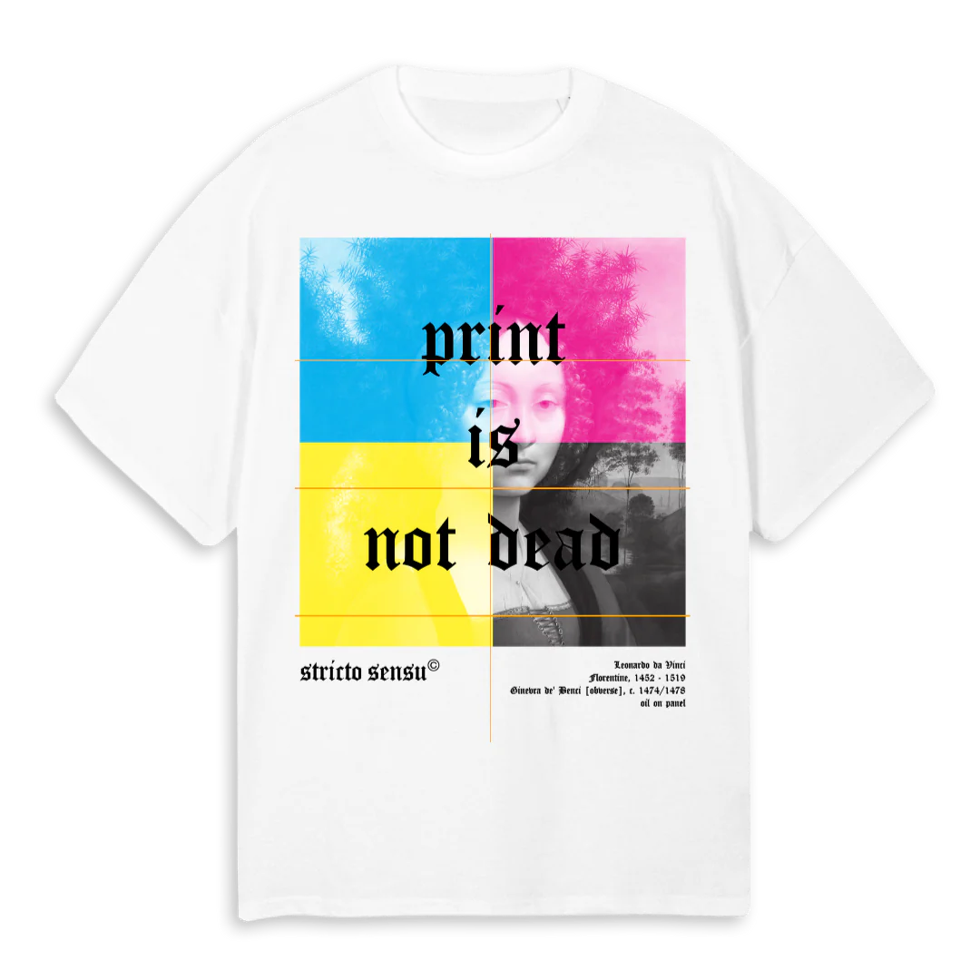 STRICTOWHITE White Oversized Tee.