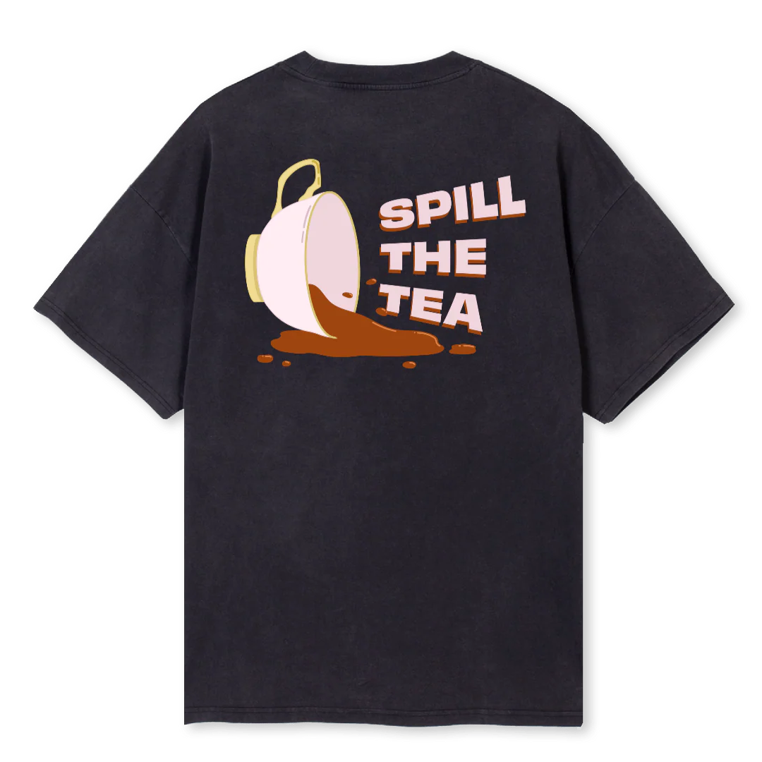STT B T Vintage Black Oversized Tee. - Image 2