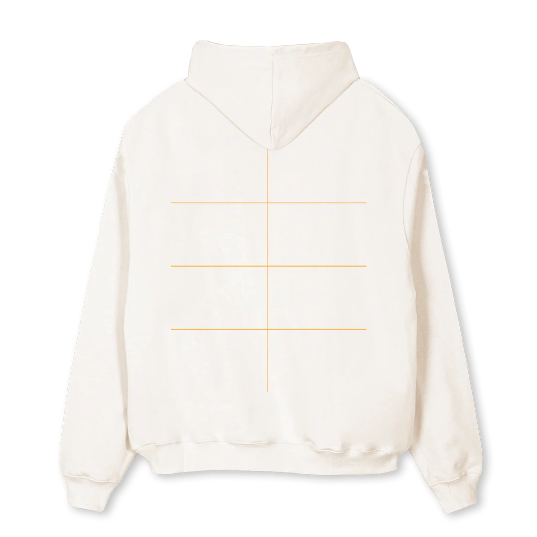 STUDIO STARSSAMPLE Vintage White Oversized Hoodie. - Image 2