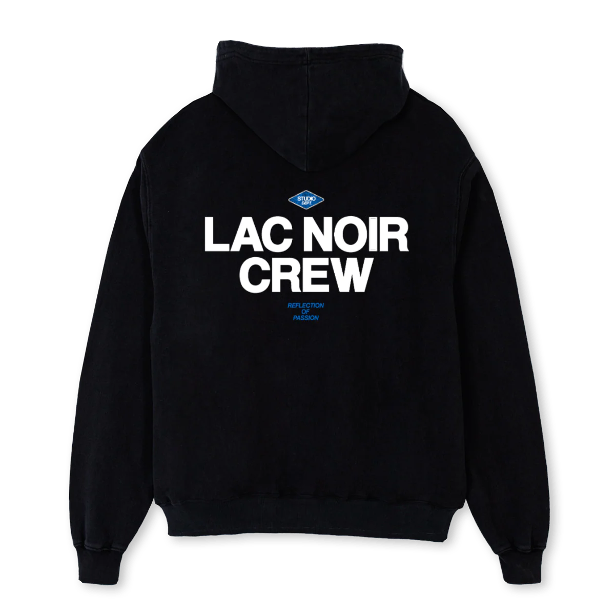 STUDIOCREW Black Oversized Hoodie. - Image 2