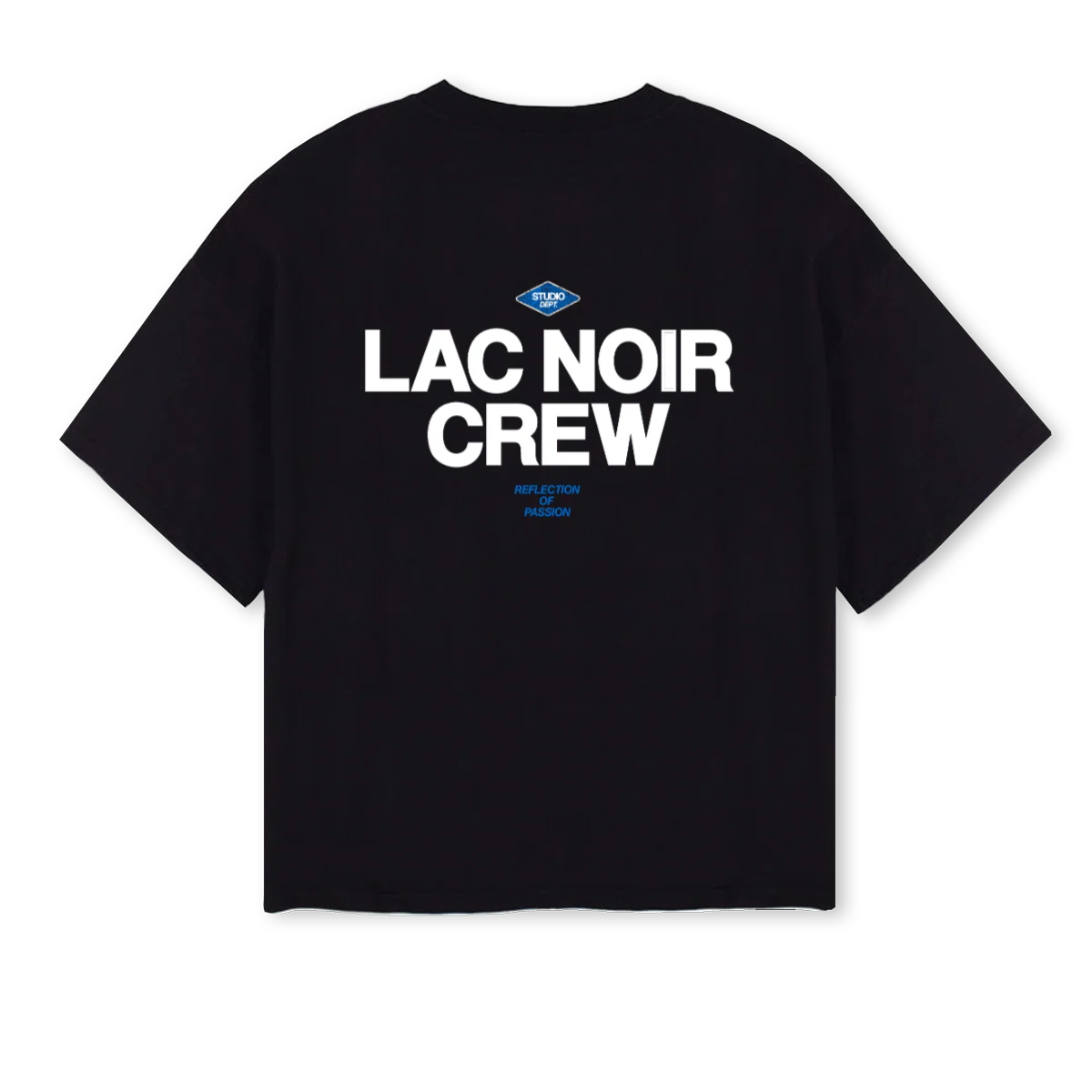 STUDIOWEART Black Oversized Boxy Tee. - Image 2