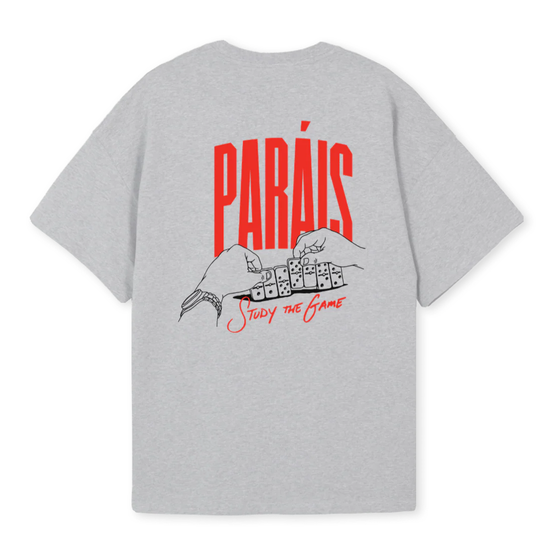 STUDYGAME Light Grey Marl Oversized Tee. - Image 2