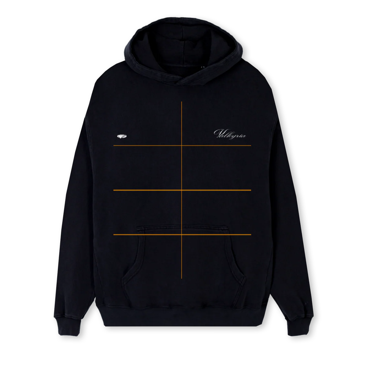 SUDADERACLUB Black Regular Hoodie.