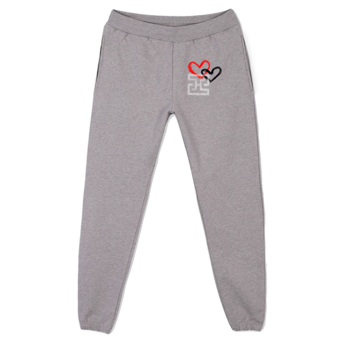 SUITA Grey Marl Relaxed Sweatpants.