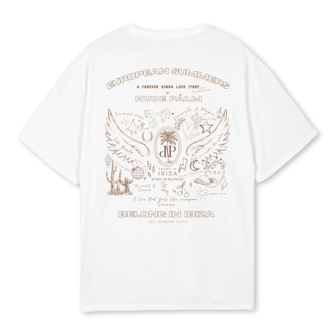 SUMMEROFFUN White Oversized Tee. - Image 2
