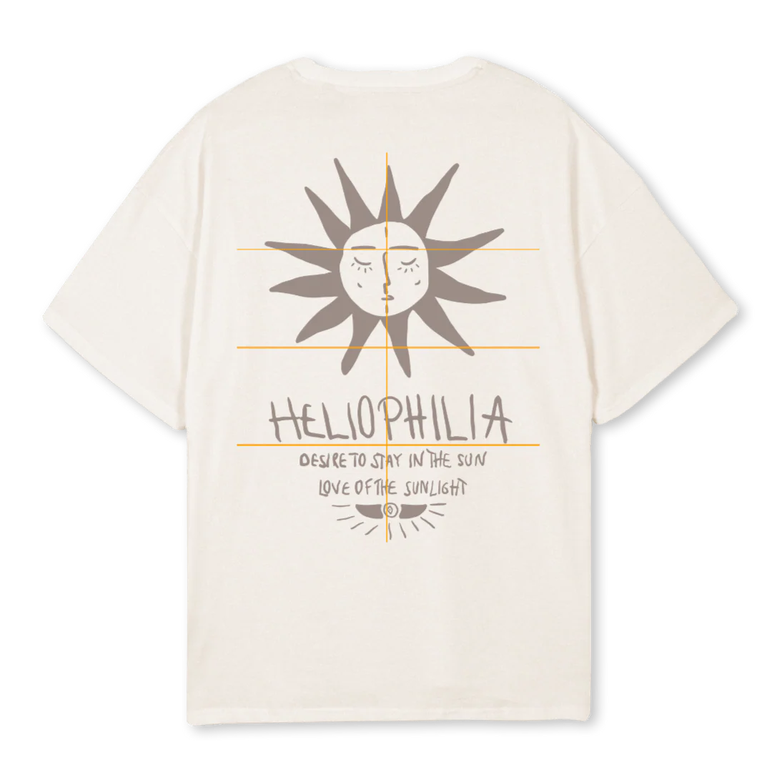 SUN SHIRT ISI Vintage White Oversized Tee. - Image 2