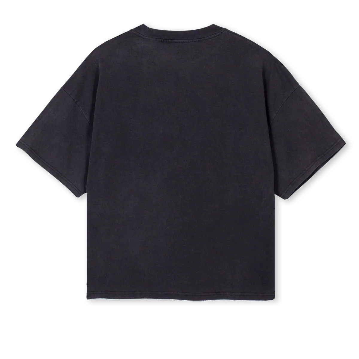 SUNFADED Vintage Black Oversized Boxy Tee. - Image 2