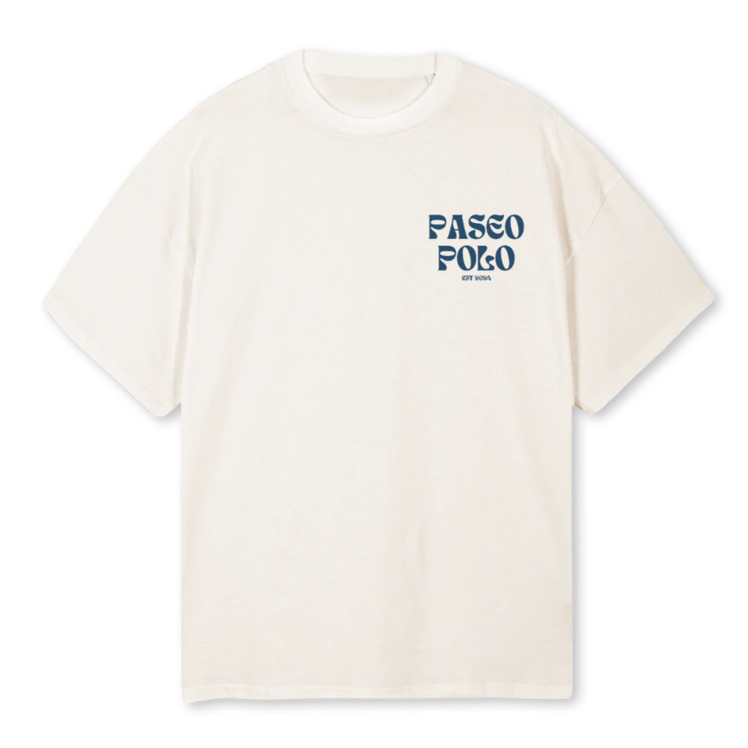SUNRISERODEOC Vintage White Oversized Tee.