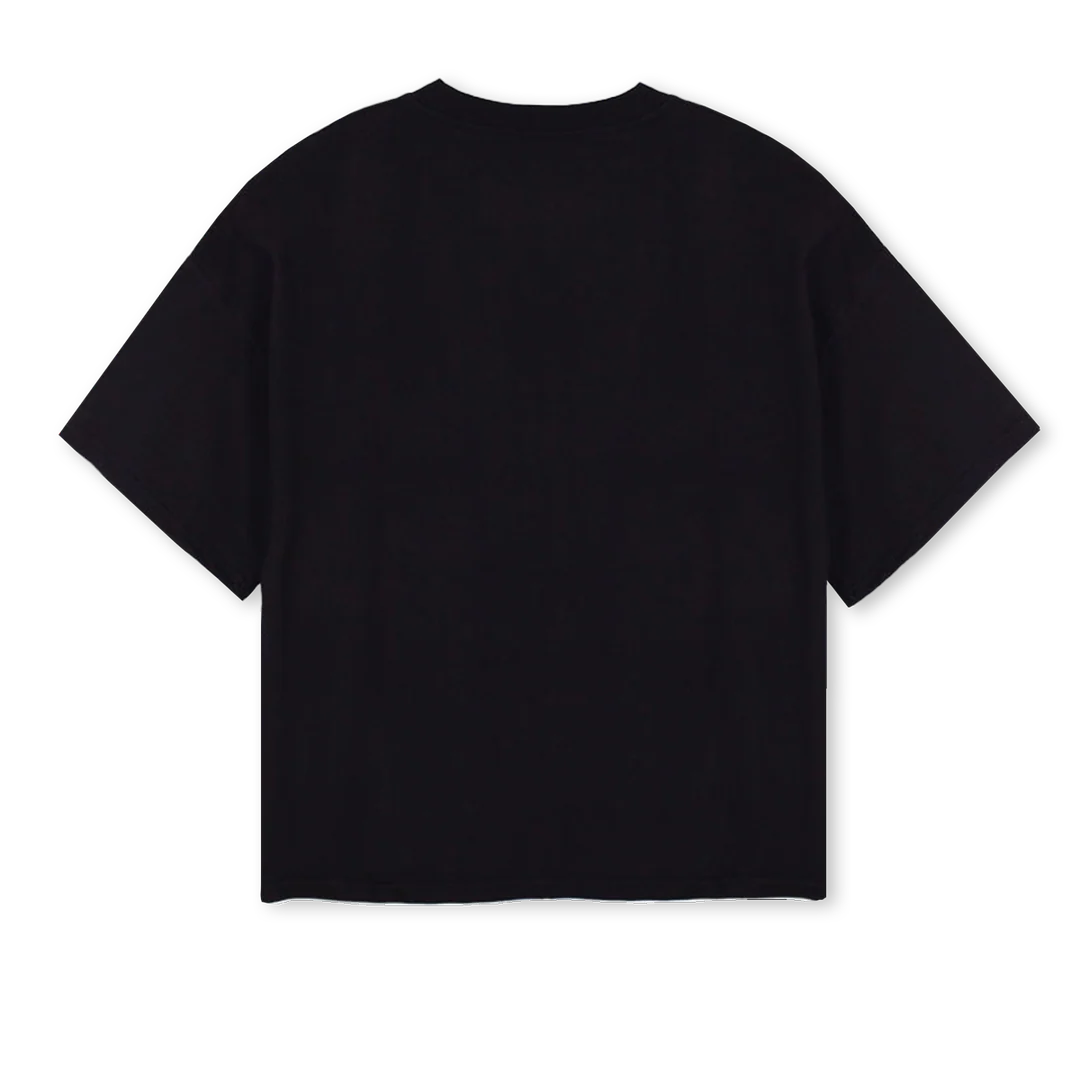 SUPDTWOO Black Oversized Boxy Tee. - Image 2