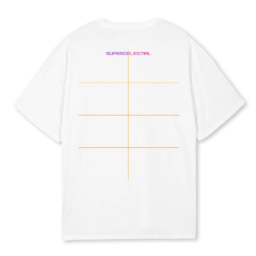 SUPERCELESTIAL White Oversized Tee. - Image 2