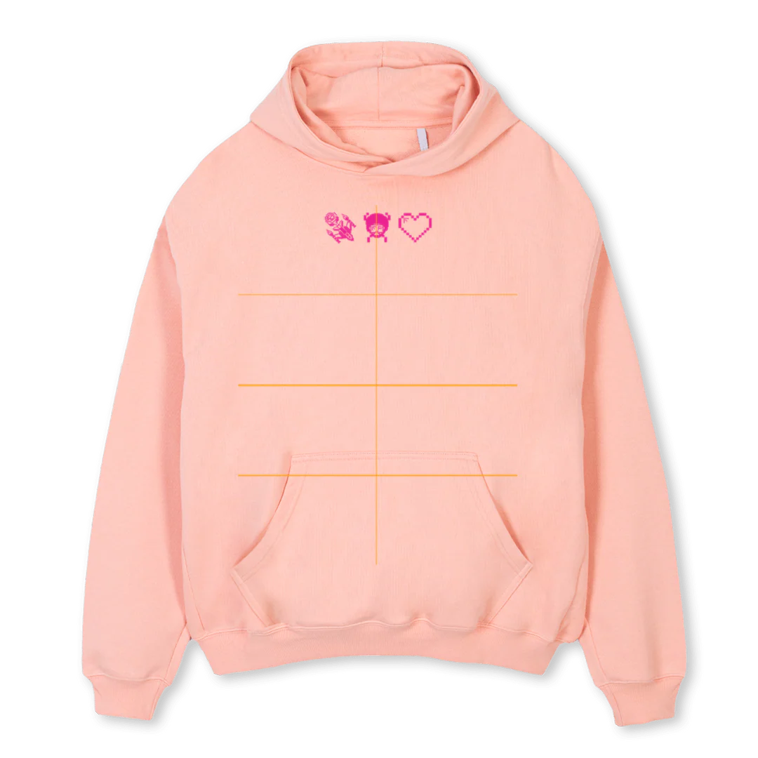 SUPERPOWER Pink Clay Oversized Hoodie.